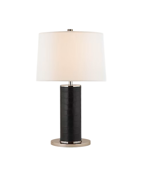 Black Column Table Lamp