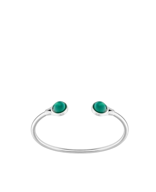Flexible Bangle Deep Green Crystal