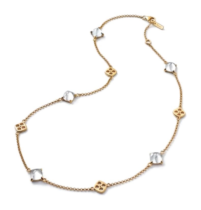 Baccarat Jewelry - Medicis Mini Necklace Clear Crystal Vermeil