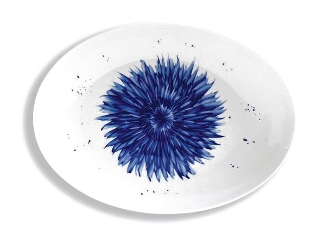 Bernardaud - IN BLOOM - Deep Oval Platter 39cmx28cm