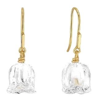 Lalique Jewelry - Muguet Earrings - Gold