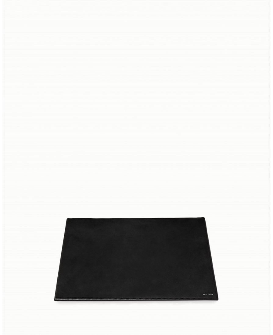 Ralph Lauren - Brennan Black Leather Small Blotter