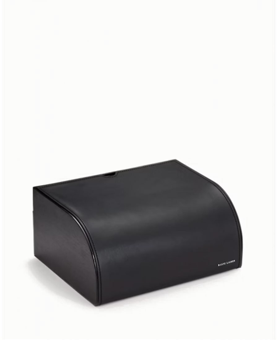 Ralph Lauren - Brennan Black Leather Writers Box