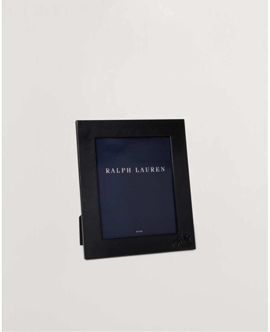 Ralph Lauren - Garrett Frame Black Leather 8*10