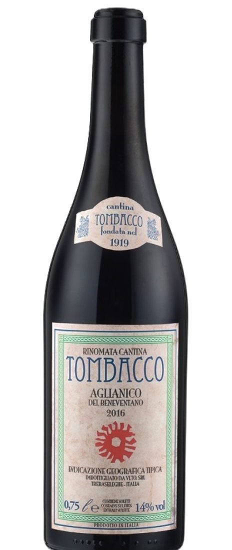 6 Btls. Aglianico IGT del Beneventano Cantine Tombacco 75 cl - Campania
