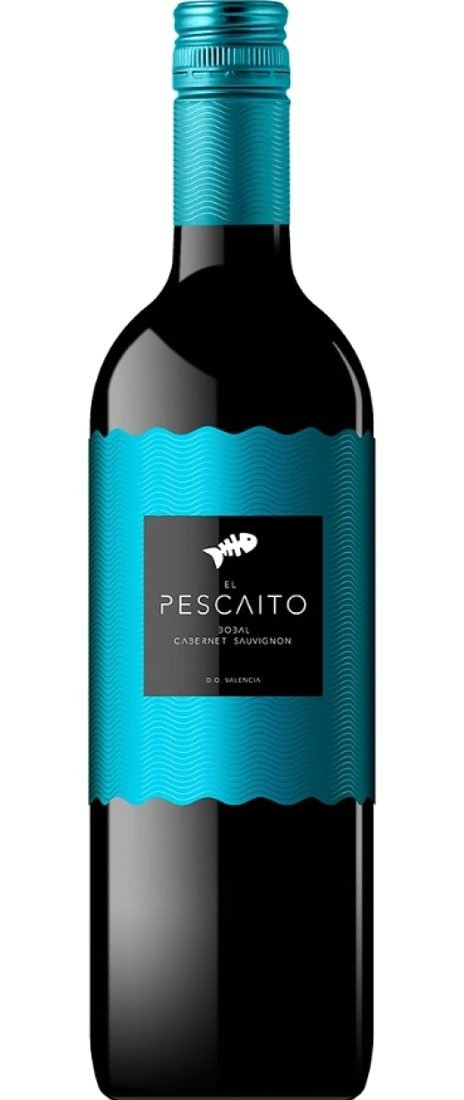 6 Btls. Bobal Cabernet Sauvignon Tinto El Pescaito 75 cl - Valencia