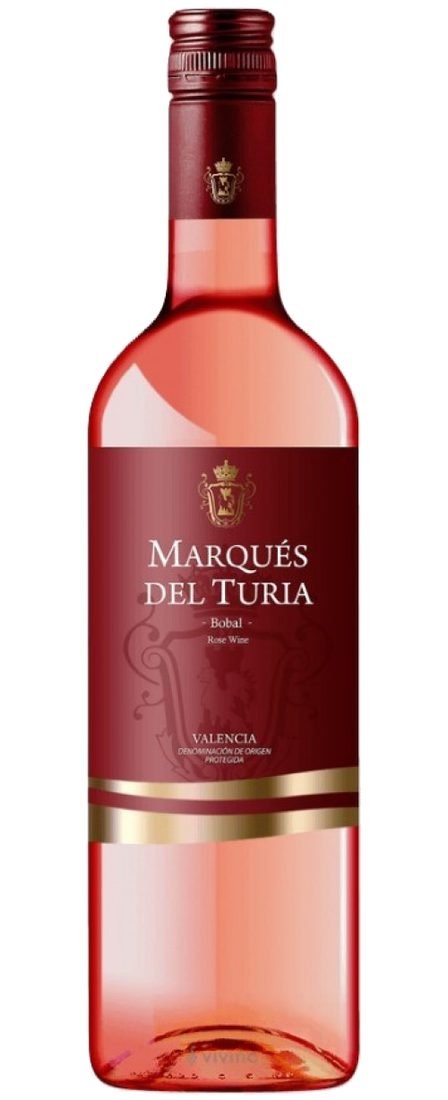 6 Btls. Bobal Rose DOP Marques del Turia 75 cl - Valencia