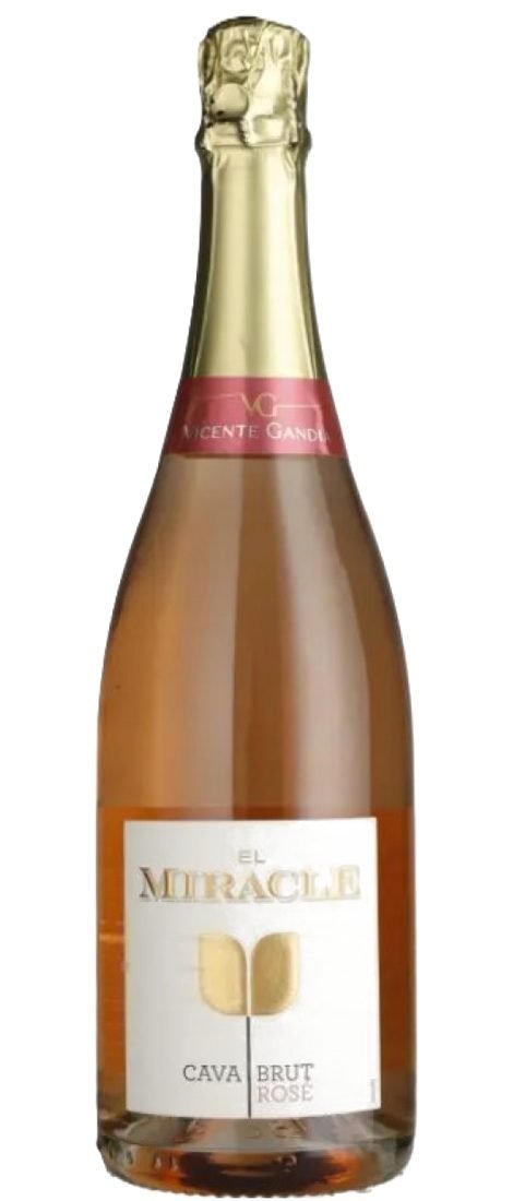 6 Btls. Cava Brut Rose El Miracle VG 75 cl - Cava