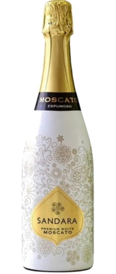 6 btls MoscatoPremium Sparkling Wine Sandara 75 cl - Valencia