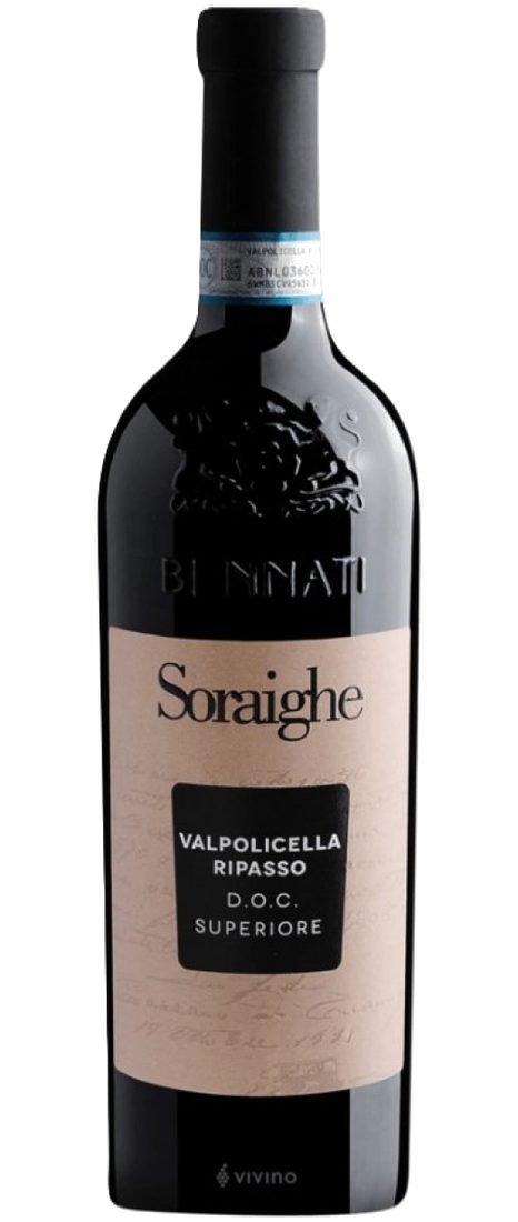 6 btls Valpolicella Ripasso Superiore DOC 'Soraighe' Bennati 75 cl - Veneto