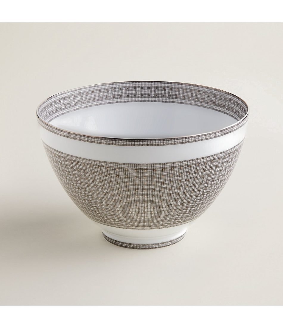 Hermes - Mosaique Au24 Platine Punch Bowl