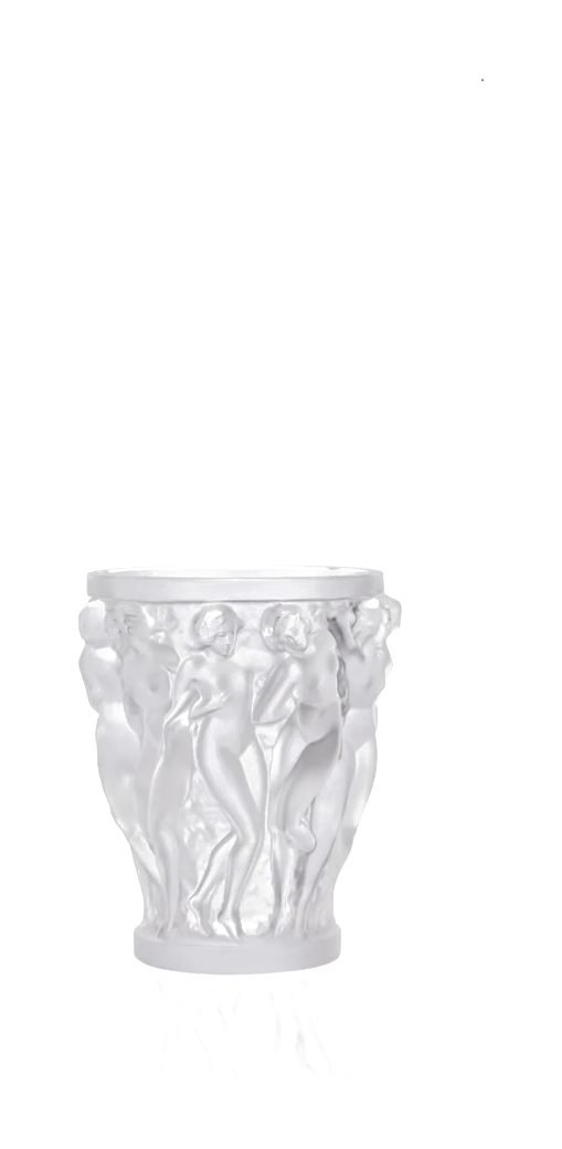 Lalique - Bacchantes Vase Clear - Small