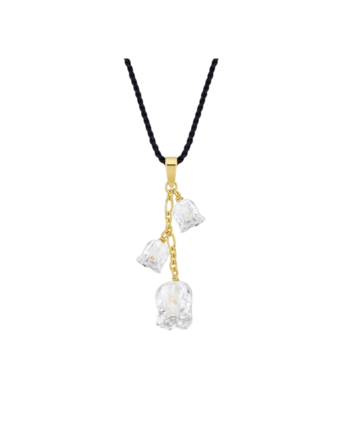 Muguet Pendant 3 Clear Crystal